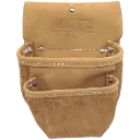 P-117 Sac à clous 2 petites poches en ligne Tan -DURACUIR
