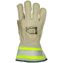 365DLX2 Endura Gant Dbl. Paume Monteur -Mcht.2" Hv Cuir Tan Hv -SUPERIOR GLOVES
