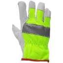 GTD1231 Gant Cuir/Coton Hv Db Thinsulate Jaune fluo