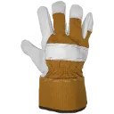 G69406 Gant Cuir/Coton Femme -Db Polyester Creme -TOUGH DUCK