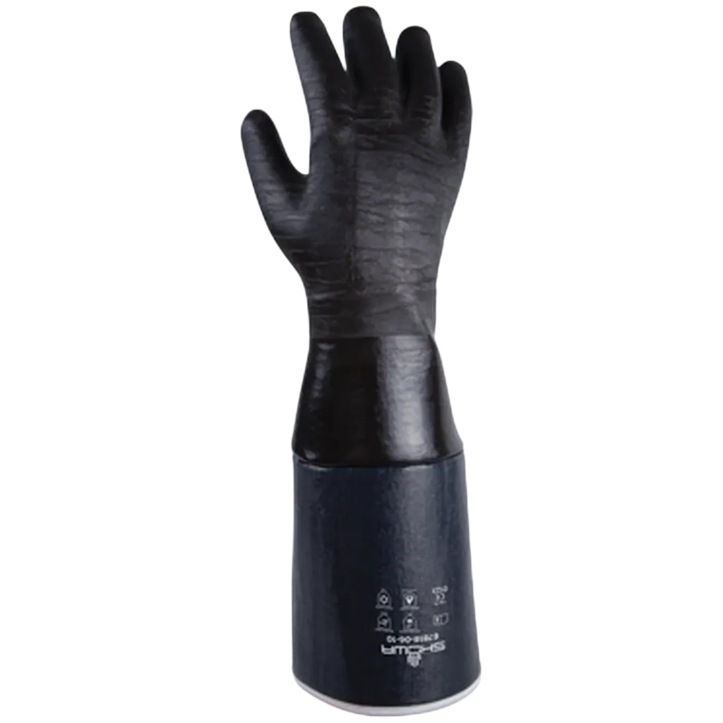 GTI2400 Gant Isolé Chaleur Mcht. 6" Neoprene Noir