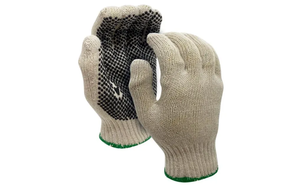 GTR1603 Gant Tricot Picot Coton/Polyester (12) Blanc
