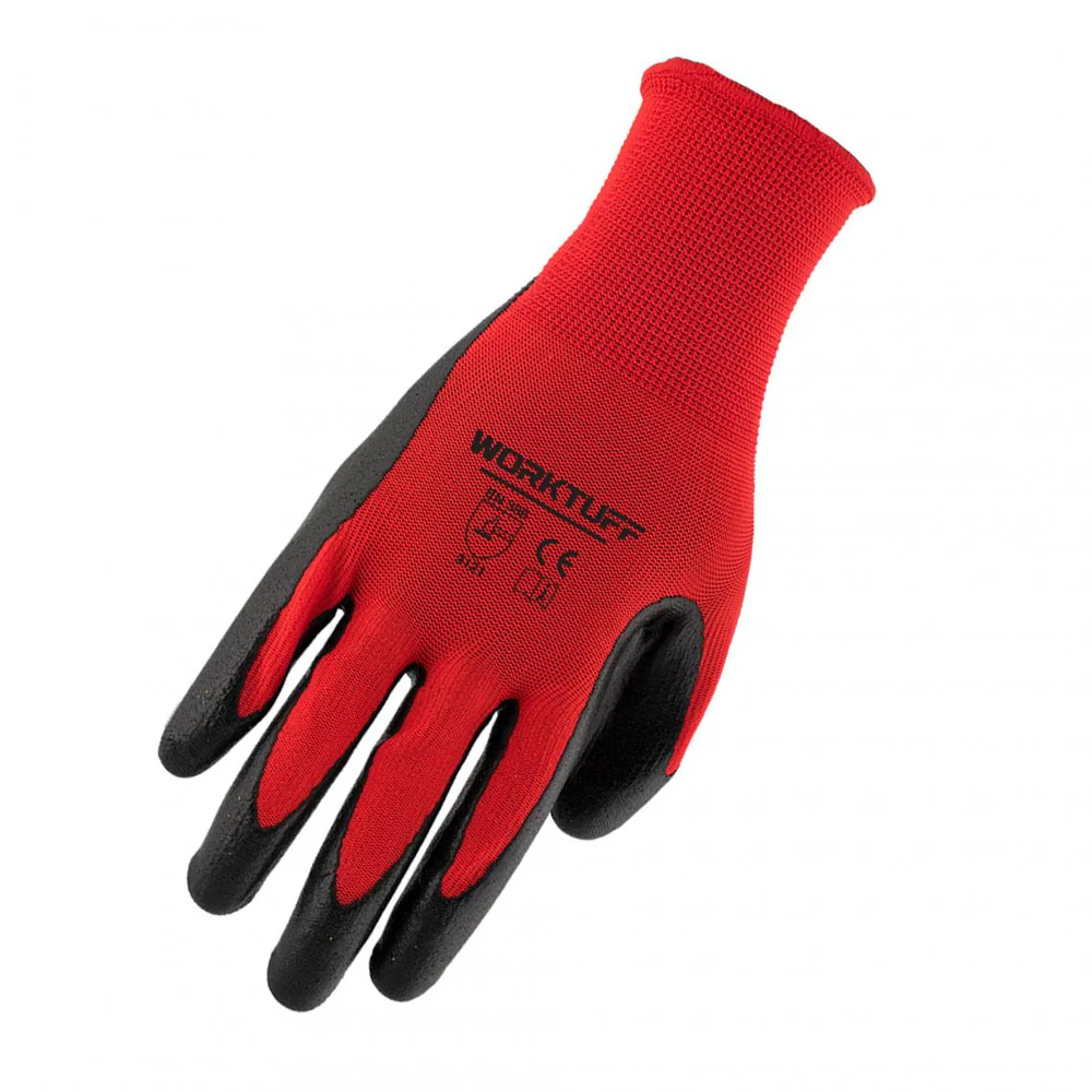 751185 Gant T-Usage Paume Nitrile -10/pk Rouge -WORKKING