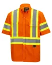 4442 Chemise manches courtes HV Orange Hv -PIONEER
