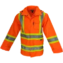 S372 Manteau impermeable Hv Orange Hv -TOUGH DUCK