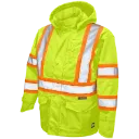 SJ35 Manteau impermeable Hv Vert Hv -TOUGH DUCK