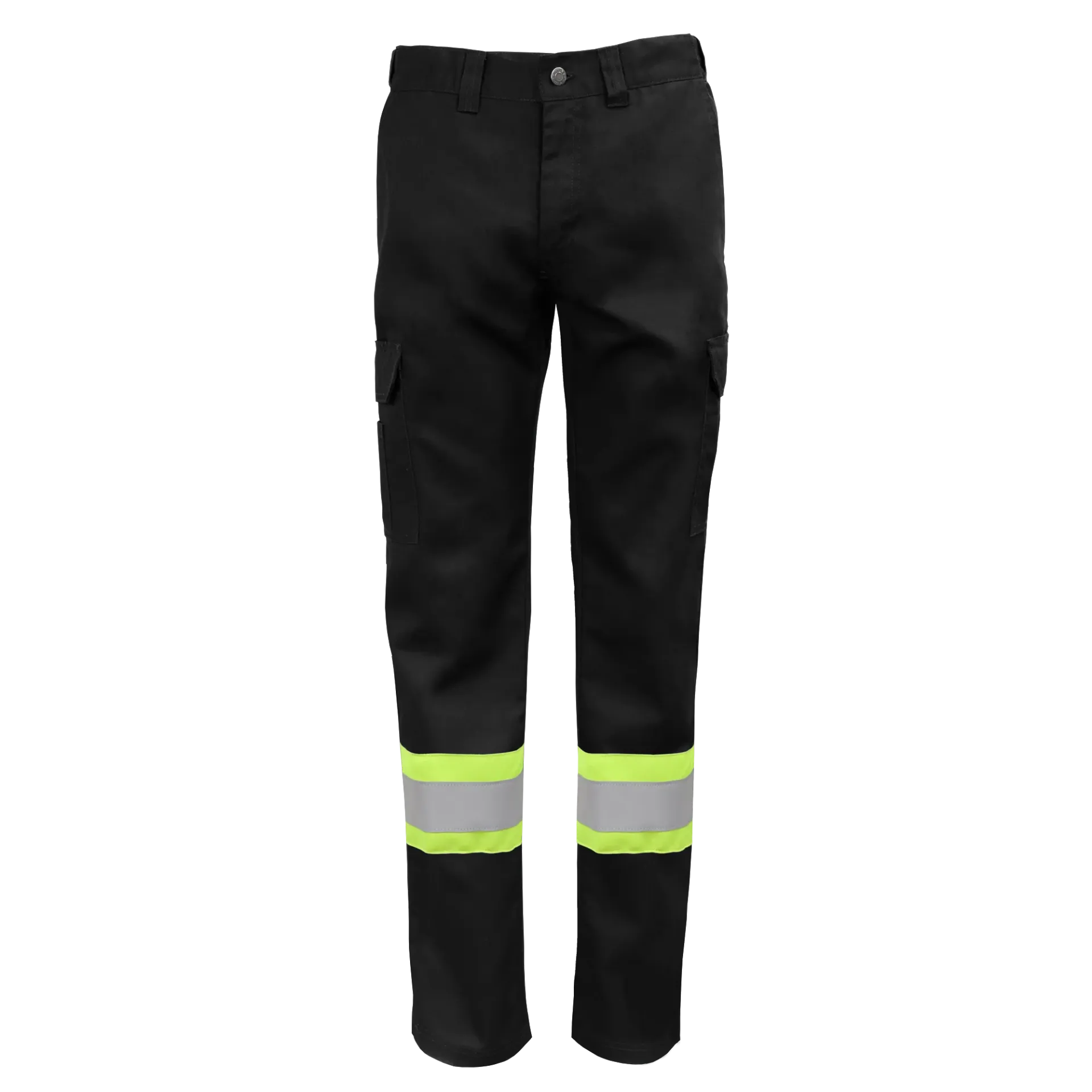 011EX4 Pantalon cargo HV -Poly/Coton Noir Hv -GATTS