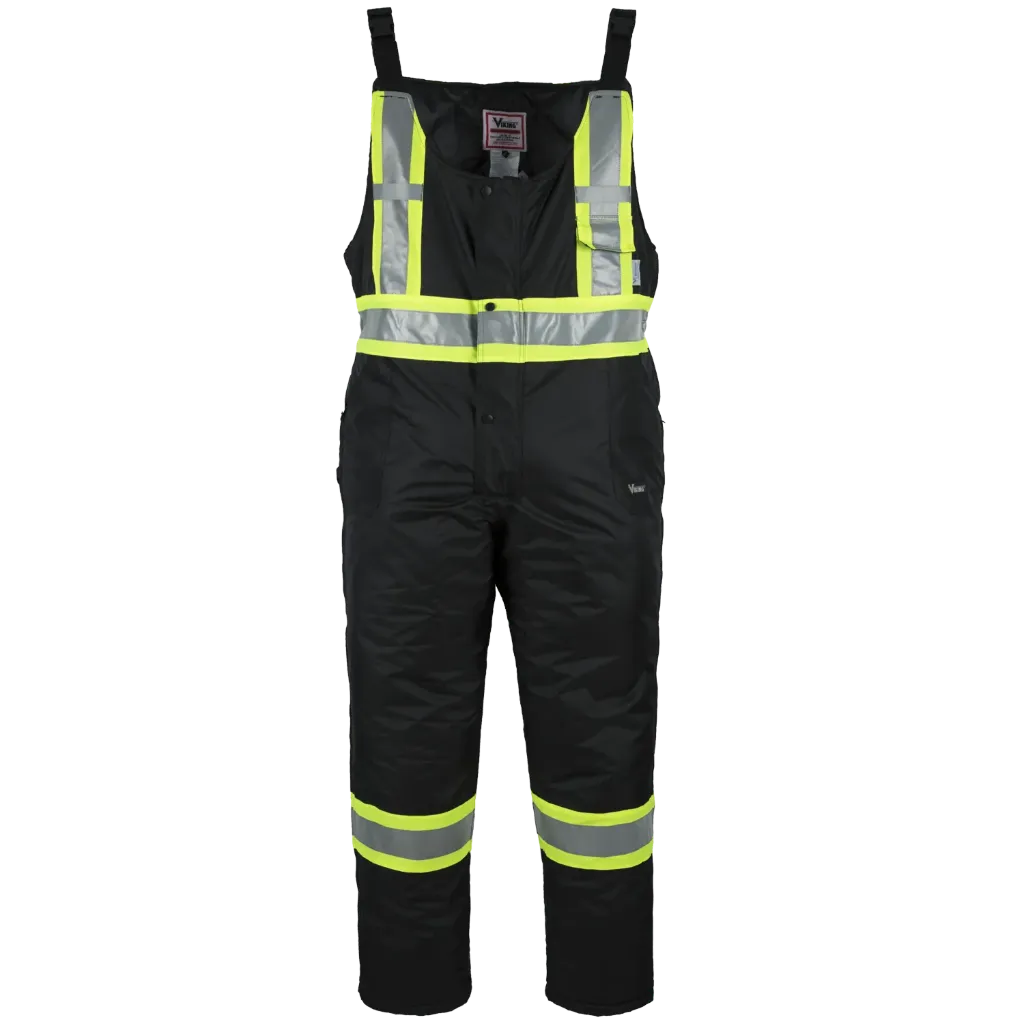 6328PB Salopette isolée Hv 3 Zips -Polyester Noir Hv -VIKING