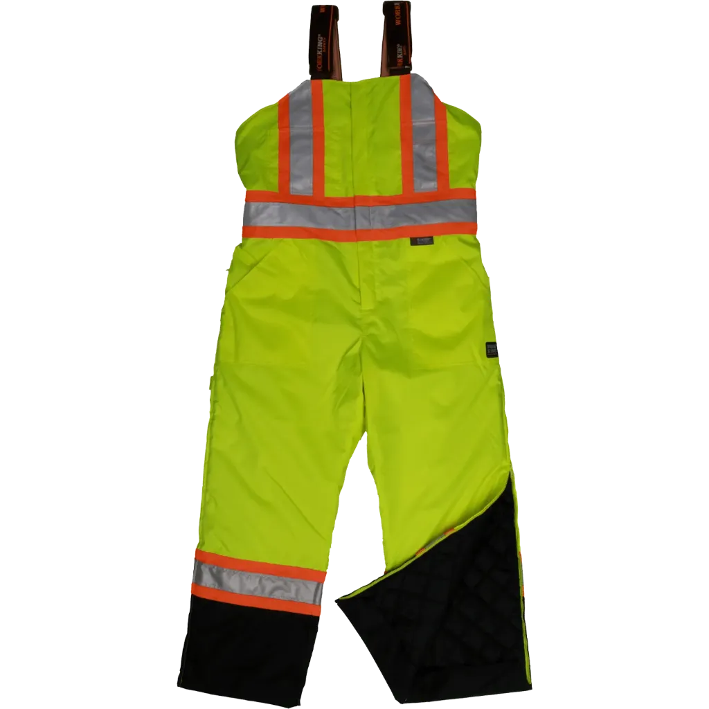 S798 Salopette isolée Hv 3 Zips -Polyester Jaune Hv -TOUGH DUCK