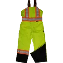 S798 Salopette isolée Hv 3 Zips -Polyester Jaune Hv -TOUGH DUCK