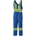 5524AW Salopette D F ATPV 40 cal/cm² ARC 4 Bleu Royal Hv -PIONEER