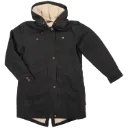 WJ20 Manteau parka léger de femme -Coton Noir -TOUGH DUCK