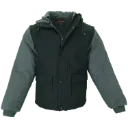 I8A2 Manteau court -Coton/Jersey Noir -TOUGH DUCK