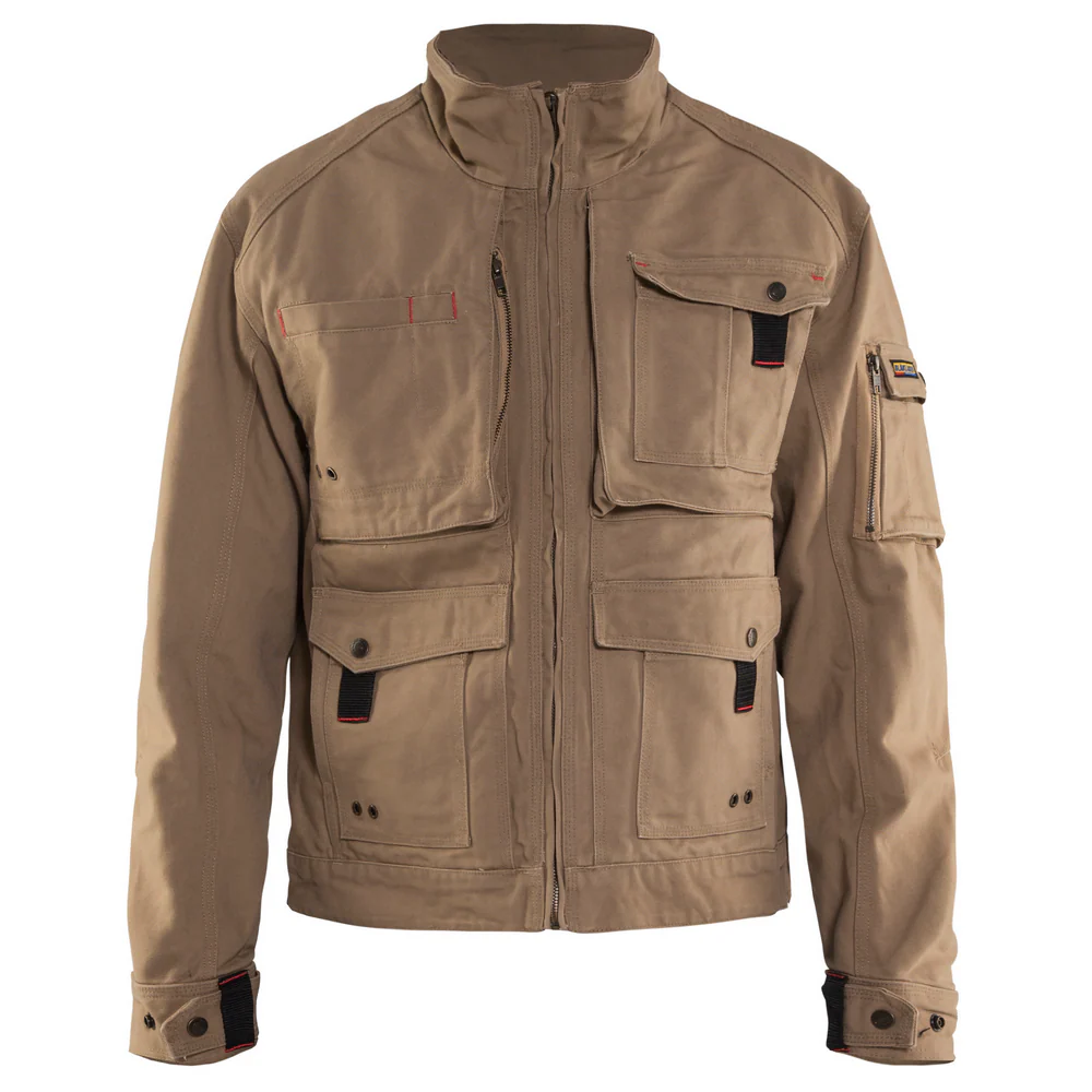 40621320 Manteau court -Coton Kaki Antique -BLAKLADER
