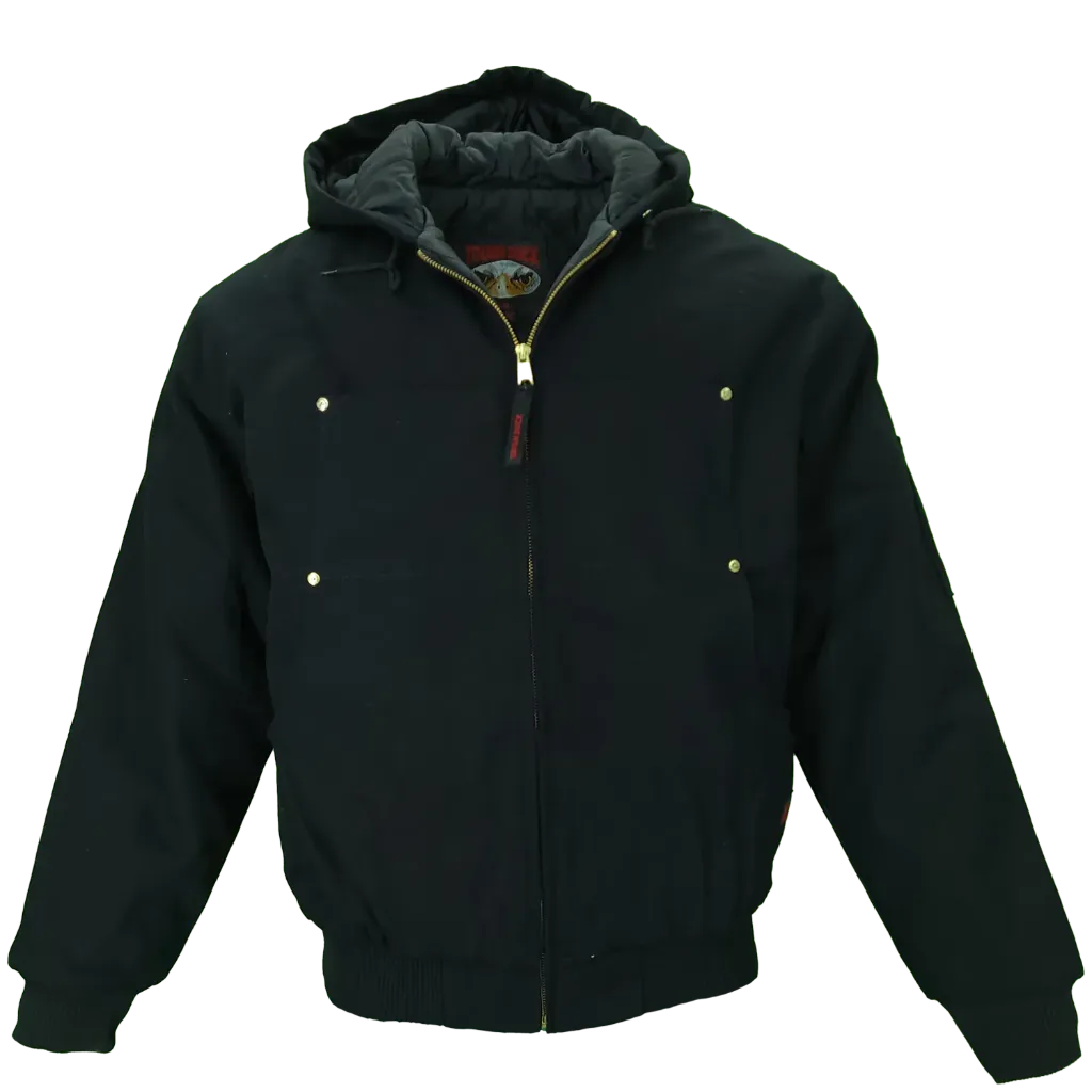 5123 Manteau bomber -Coton Noir -TOUGH DUCK