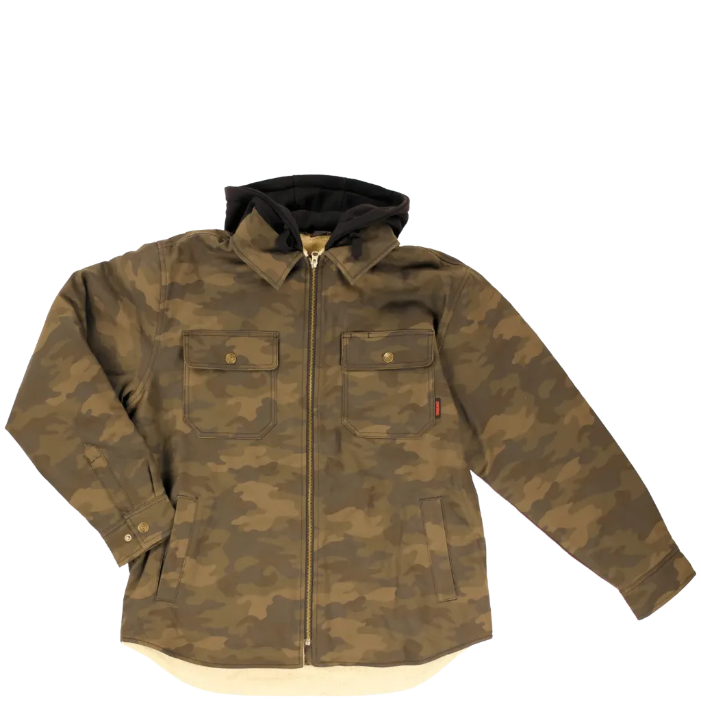 WS03 Manteau parka léger -Coton Camo -TOUGH DUCK