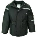 MAN5030 Manteau parka Nylon Noir