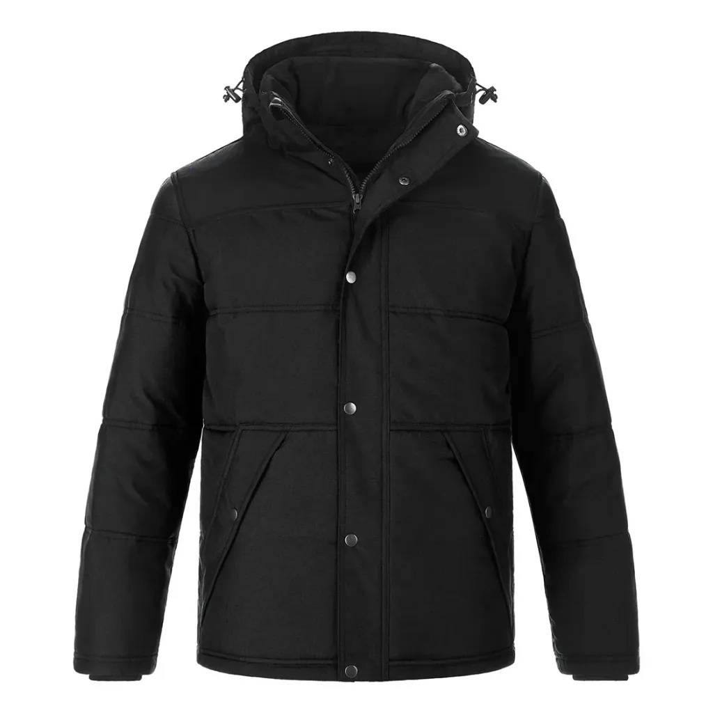 MAN5150 Manteau Parka Polyester Noir