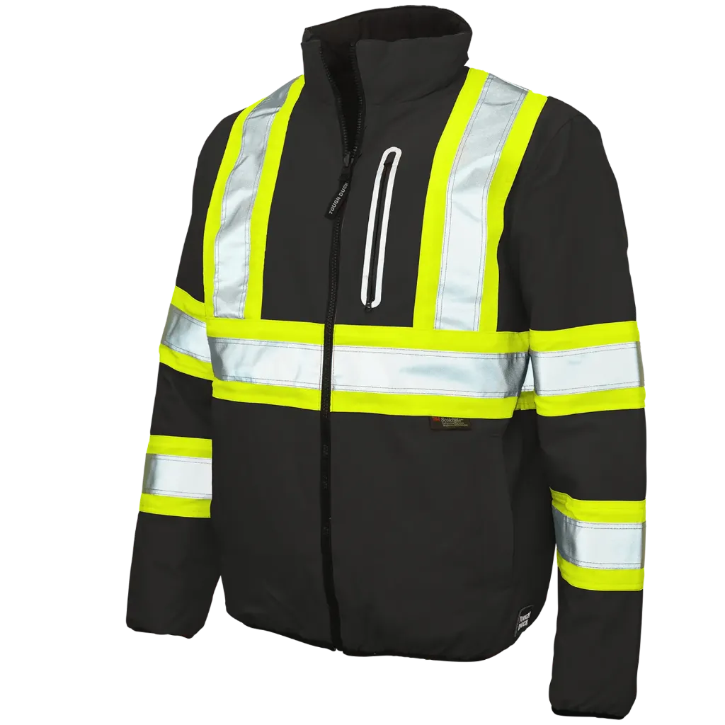 SJ27 Manteau léger réversible -Polyester Noir Hv -TOUGH DUCK