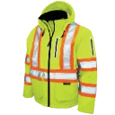 SJ40 Manteau court Hv -Polyester Jaune Hv -TOUGH DUCK