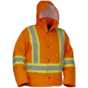 024-EN610R Manteau court Hv -Polyester Orange Hv -FORCEFIELD