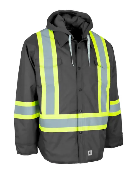024-EP34BK Manteau parka léger Hv -Polycoton Noir Hv -FORCEFIELD