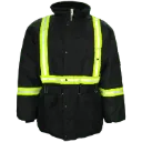 MM445CL3 Manteau parka Hv -Nylon Noir Hv -POLAIRE+
