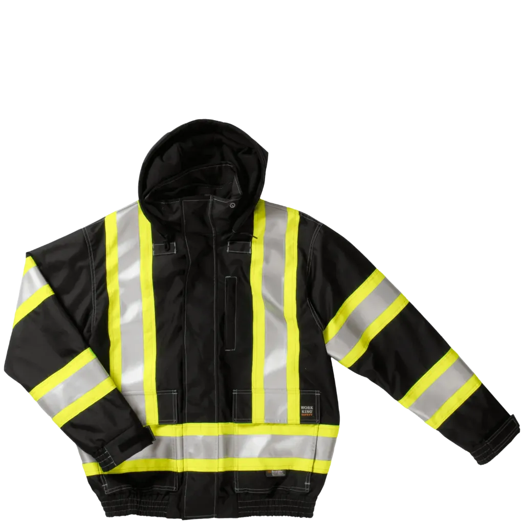 S413 Manteau multicouche Hv 3/1 -Polyester Noir Hv -TOUGH DUCK