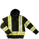 MHV6000 Manteau multicouche Hv 3/1 Polyester Noir
