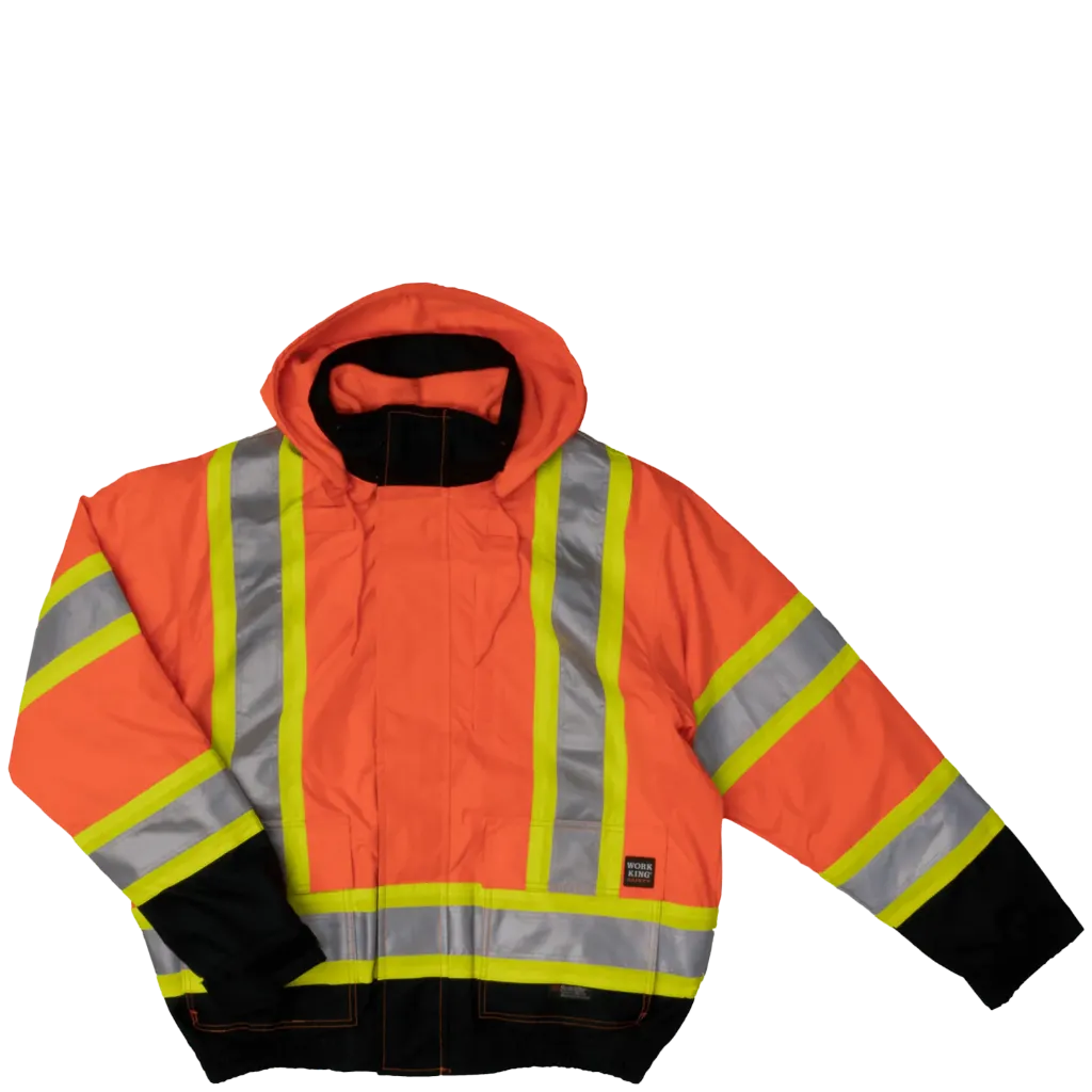 S413 Manteau multicouche Hv 3/1 -Polyester Orange Hv -TOUGH DUCK