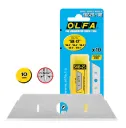9613 Lames Silver Trpz SKB-2/10B (10) Argent -OLFA
