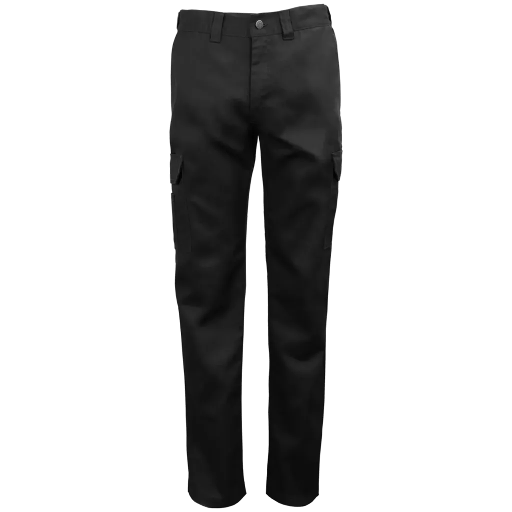 MRB-011 Pantalon cargo T. élastique en P/C Noir -GATTS