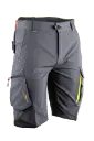 6152 Bermuda cargo en nylon extensible Gris Nuit -HUGOSTRONG