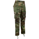 71-060-C Pantalon de femme cargo -Poly/Coton Camo Vert -JACKFIELD