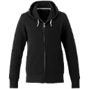 L00671 Lakeview Veste / capuchon et zip -Poly/coton Noir -MUSKOKA