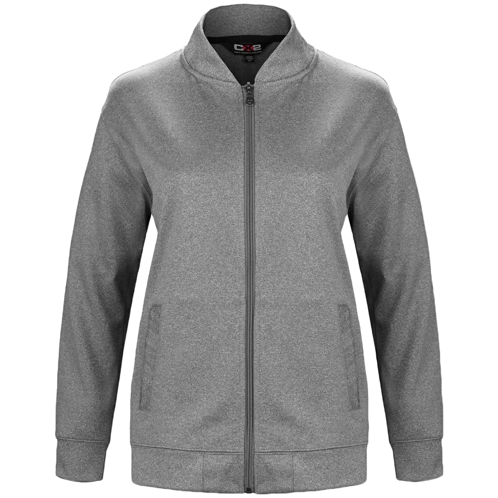L00693 Parkview Veste avec zip - Molleton Gris -CX2