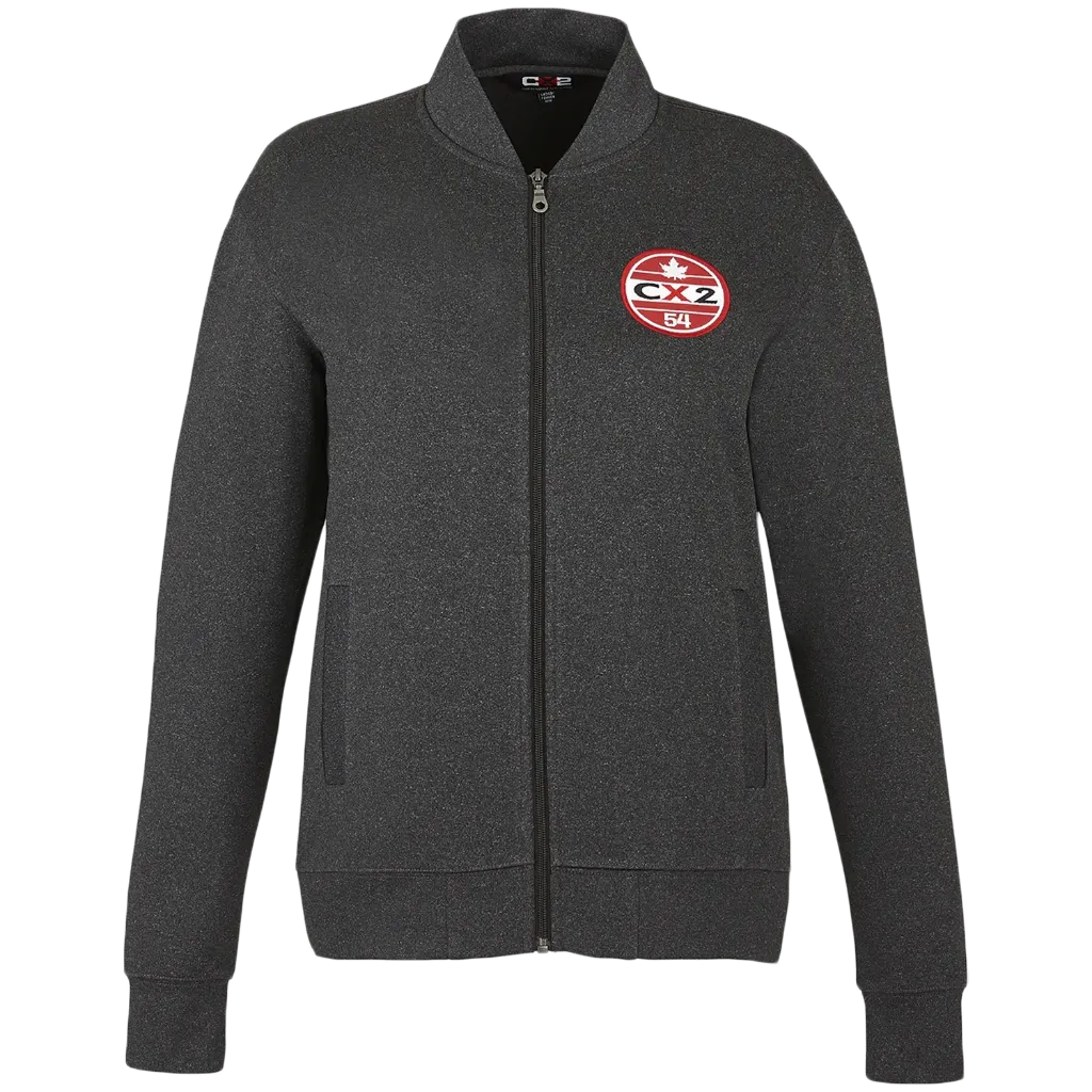 L00693 Parkview Veste avec zip - Molleton Charbon -CX2