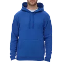 3320 Veste kangourou -Poly/coton Bleu Royal -M&O