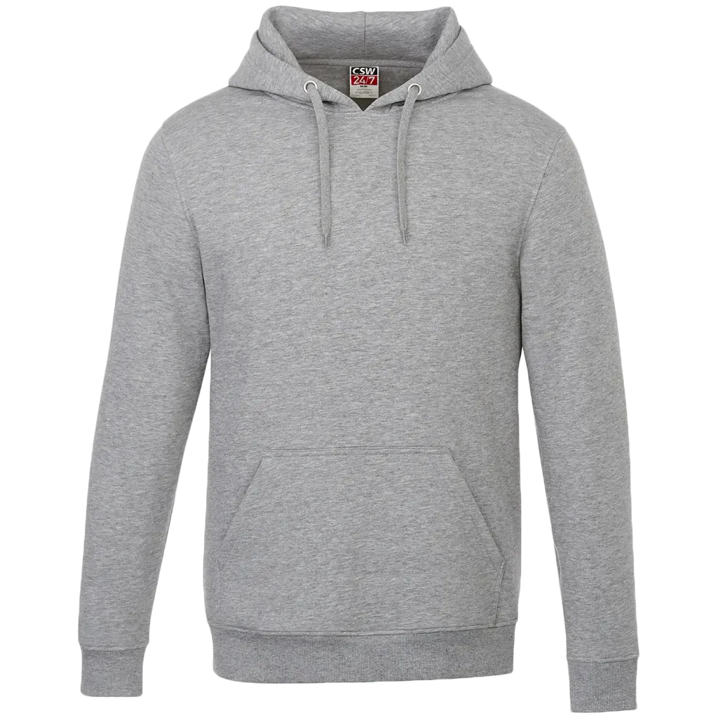 L00550 Vault Veste kangourou -Poly/coton Gris Sport Chiné -CSW 24/7