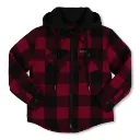 TK-1687KB Veste / capuchon et zip pour enfants Rouge -TASK