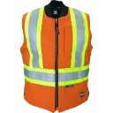 SV06 Veste sans manches / zip -*Coton Orange Hv -TOUGH DUCK