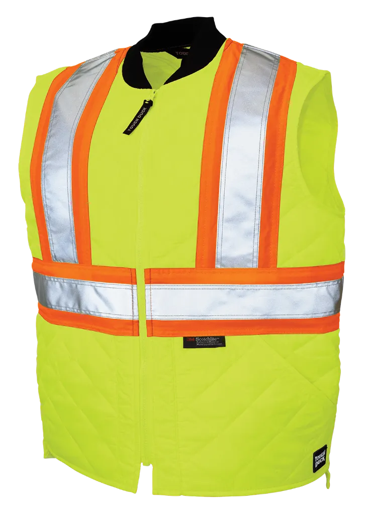 VHV1041 Veste sans manches Hv  Polyester Jaune fluo