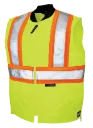 VHV1041 Veste sans manches Hv  Polyester Jaune fluo