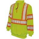 SJ19 Veste Hv Zip ¼ -Polyester Jaune Hv -TOUGH DUCK