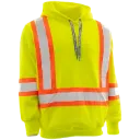 024-P854LY Veste kangourou Hv -Polyester Jaune Hv -FORCEFIELD