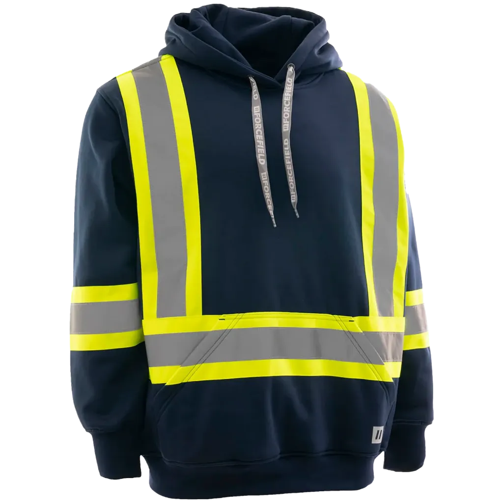024-P854NV Veste kangourou Hv -Polyester Marine Hv -FORCEFIELD