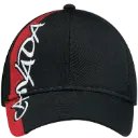 5355M Casquette Noir Rouge -AJM
