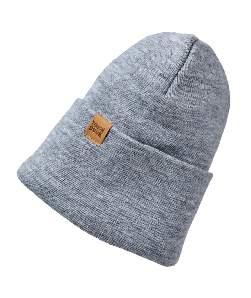 WA65 Tuque à rebord Gris chiné -TOUGH DUCK